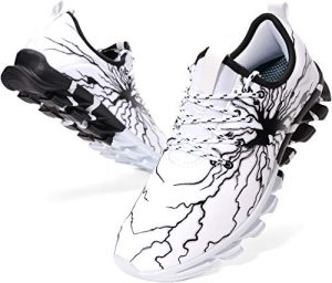 BRONAX Men White Sneakers Low top Lightweight