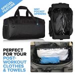 Fitdom Small Gym Duffle Bag With Shoe Compartment. - Image 5