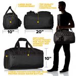 Fitdom Small Gym Duffle Bag With Shoe Compartment. - Image 3