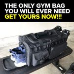 Fitdom Small Gym Duffle Bag With Shoe Compartment. - Image 7