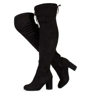 RF ROOM OF FASHION Women's Over The Knee Stretch Boots