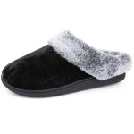 RockDove Women's Crinkle Velvet Slip-On with Memory Foam